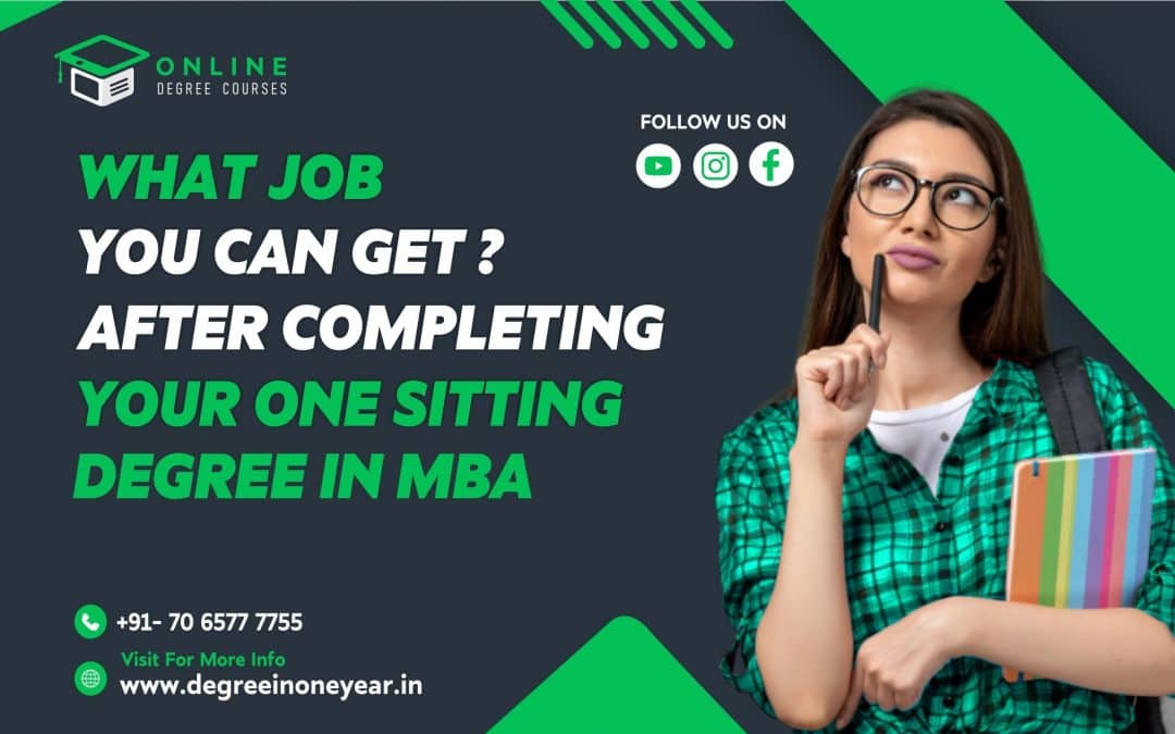 one sitting degree in mba