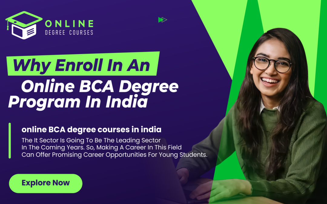 online bca degree courses in india