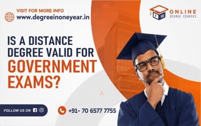 Is a distance degree valid for government exams?