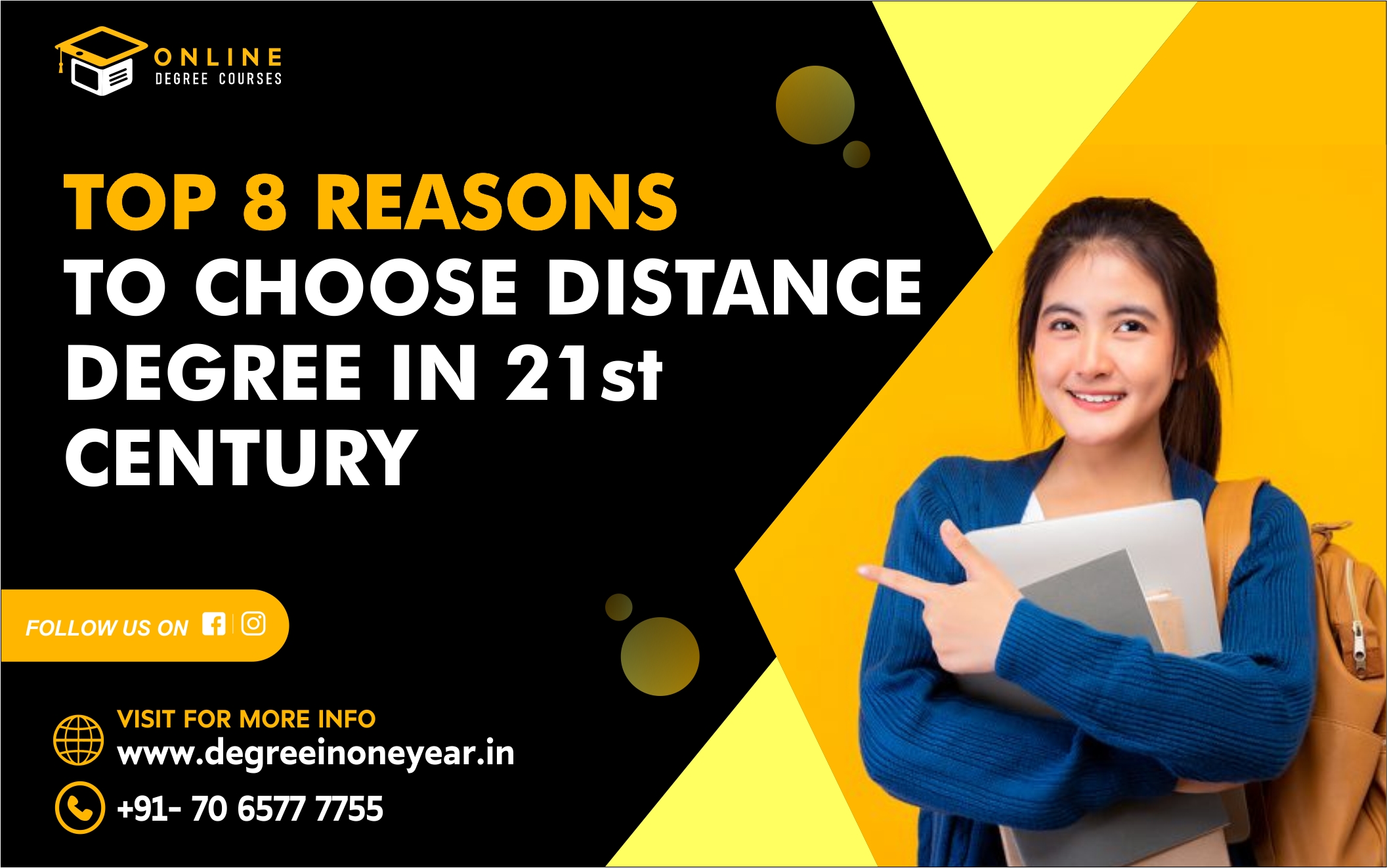 top reasons of distance degree