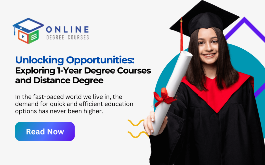 1 year degree courses