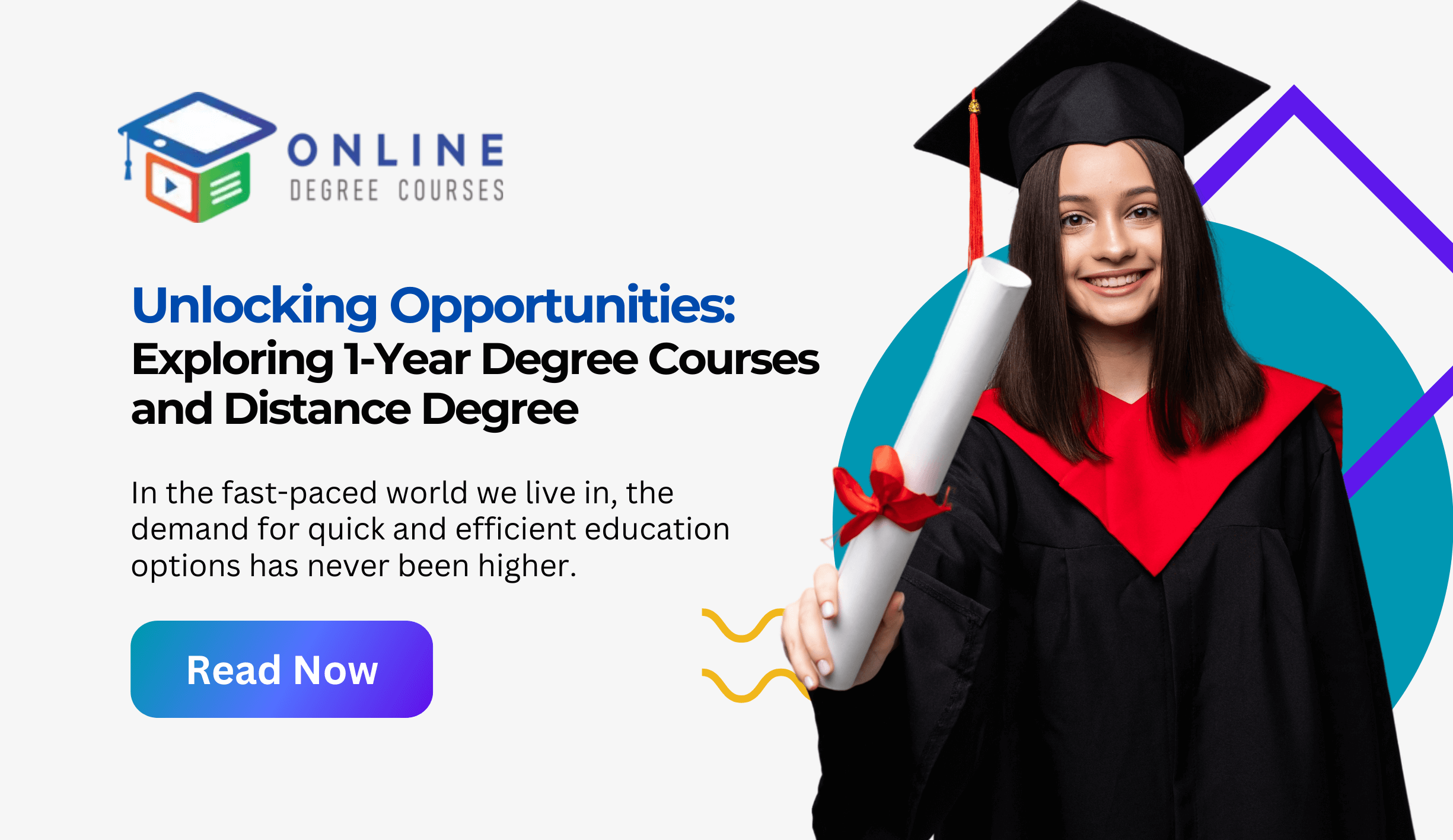 1 year degree courses in usa