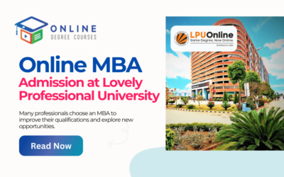Online MBA Admission from Lovely Professional University