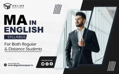 MA In English Syllabus 2025–26 for Both Regular/Distance Students