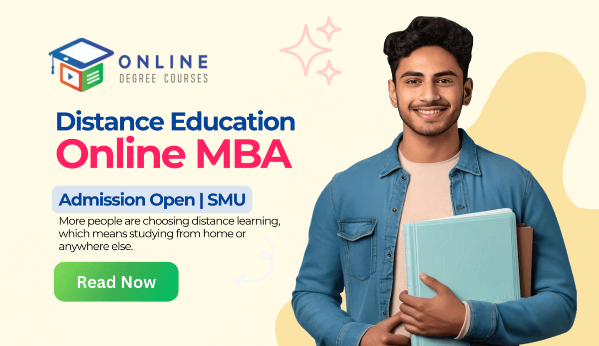 Distance Learning | Online MBA Admission Open | SMU 