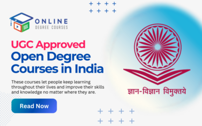 UGC Approved Open Degree Courses in India 
