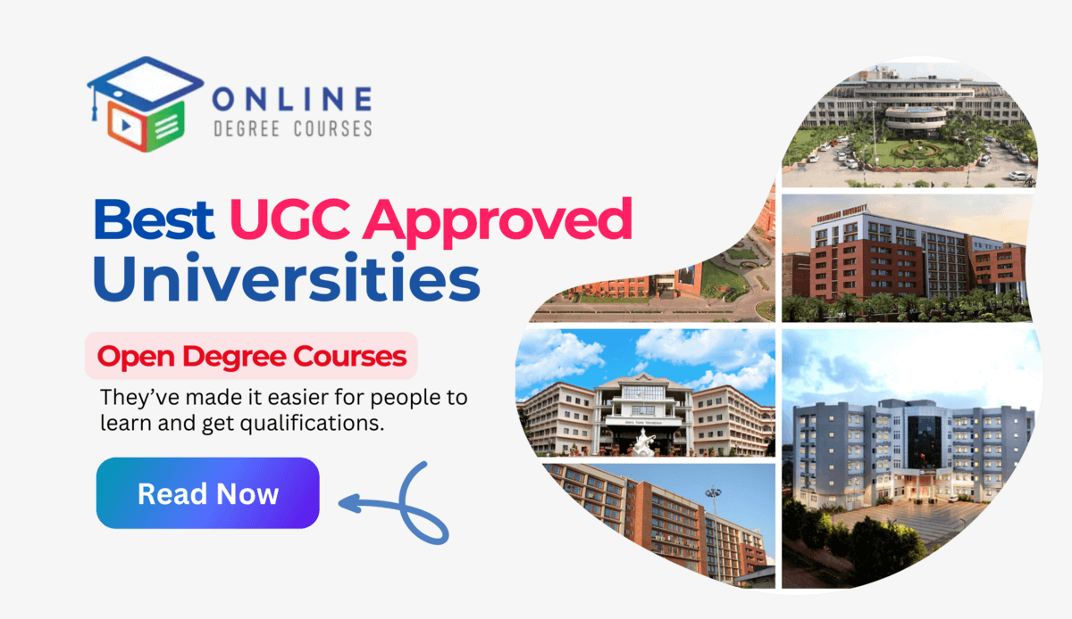 Best UGC Approved Universities | Open Degree Courses