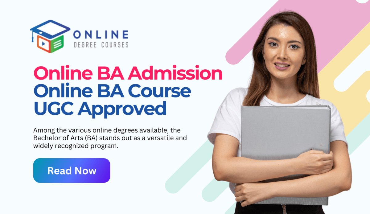 Online BA Admission | Online BA Course | UGC Approved