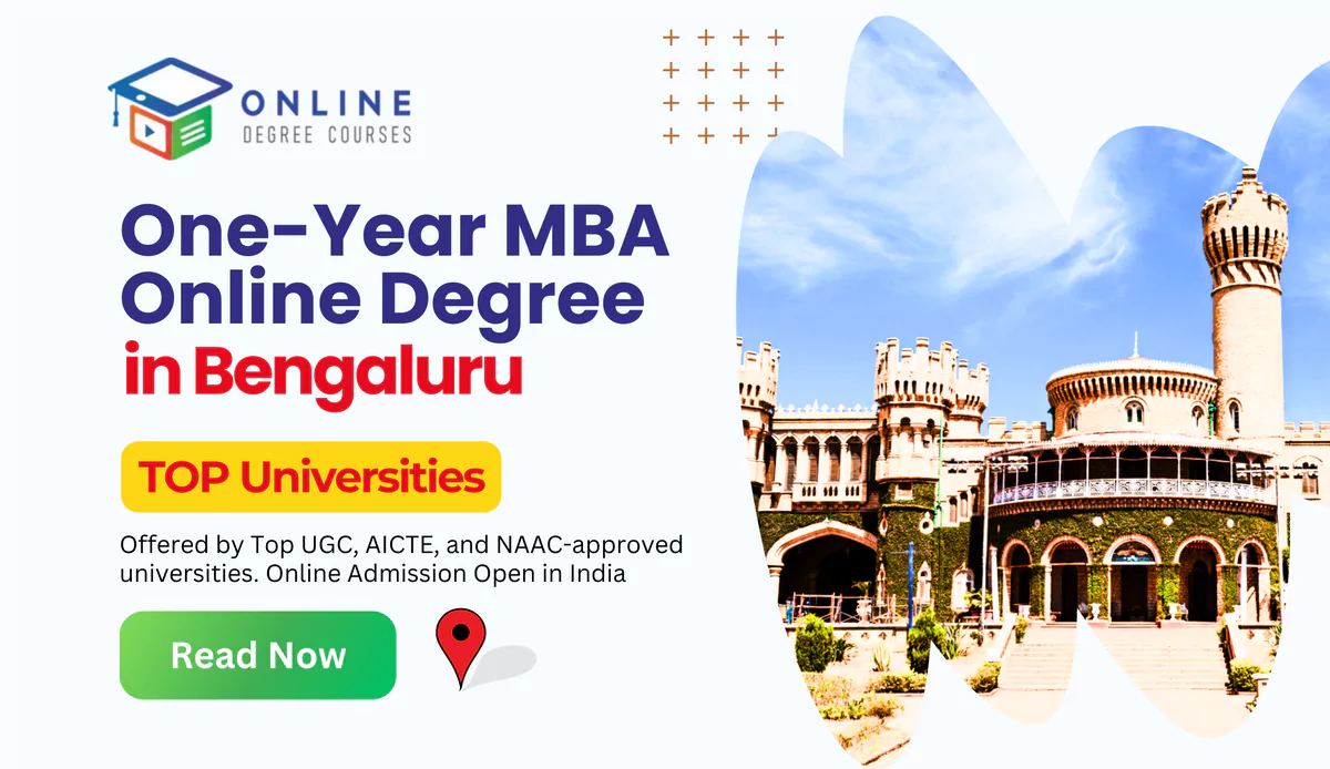 One Year MBA Online Degree in Bengaluru 2025 – Top Universities