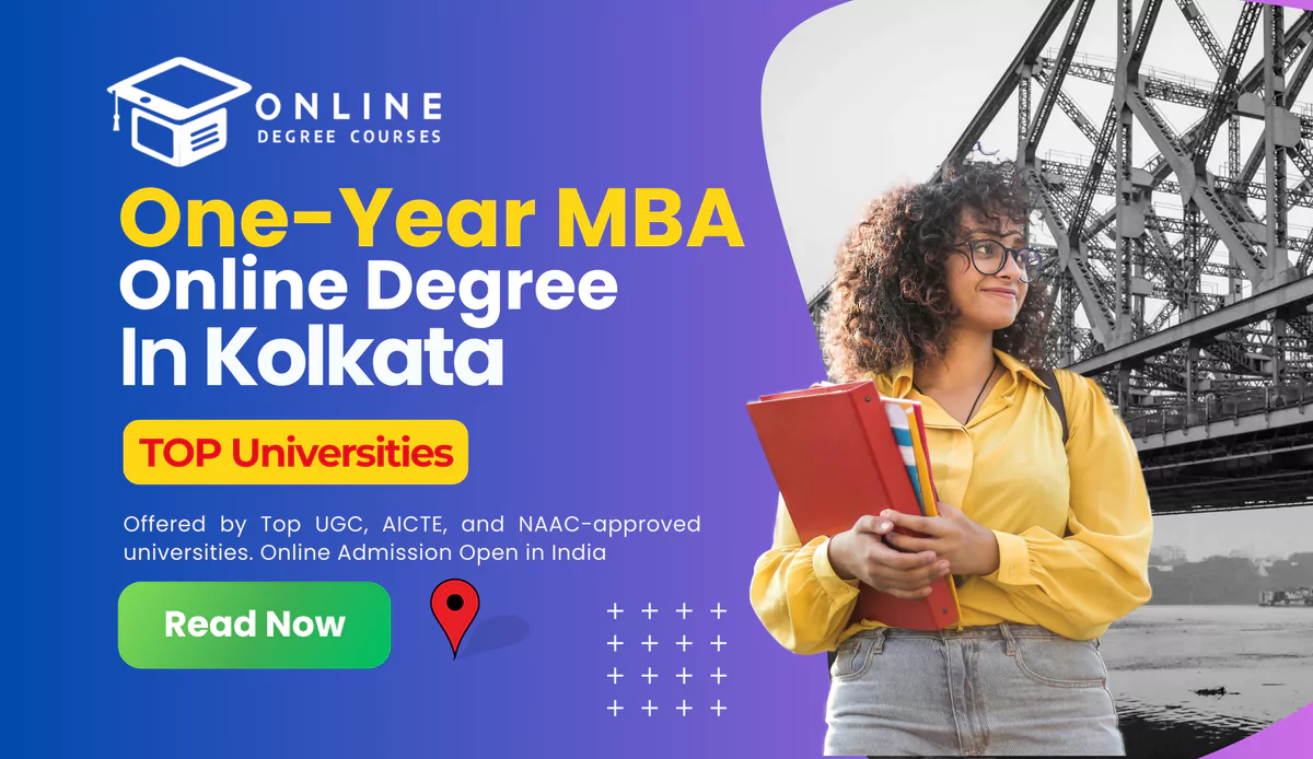 One-Year MBA Online Degree in Kolkata 2025 – Top Universities