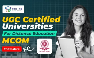 UGC-Certified Universities for Distance Education MCom 2025
