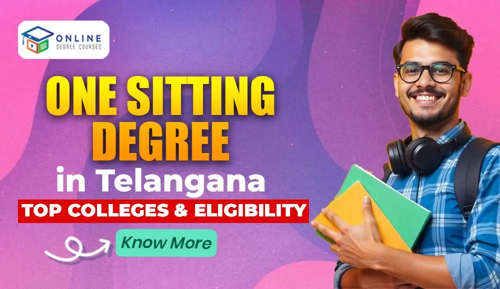 one sitting degree in telangana