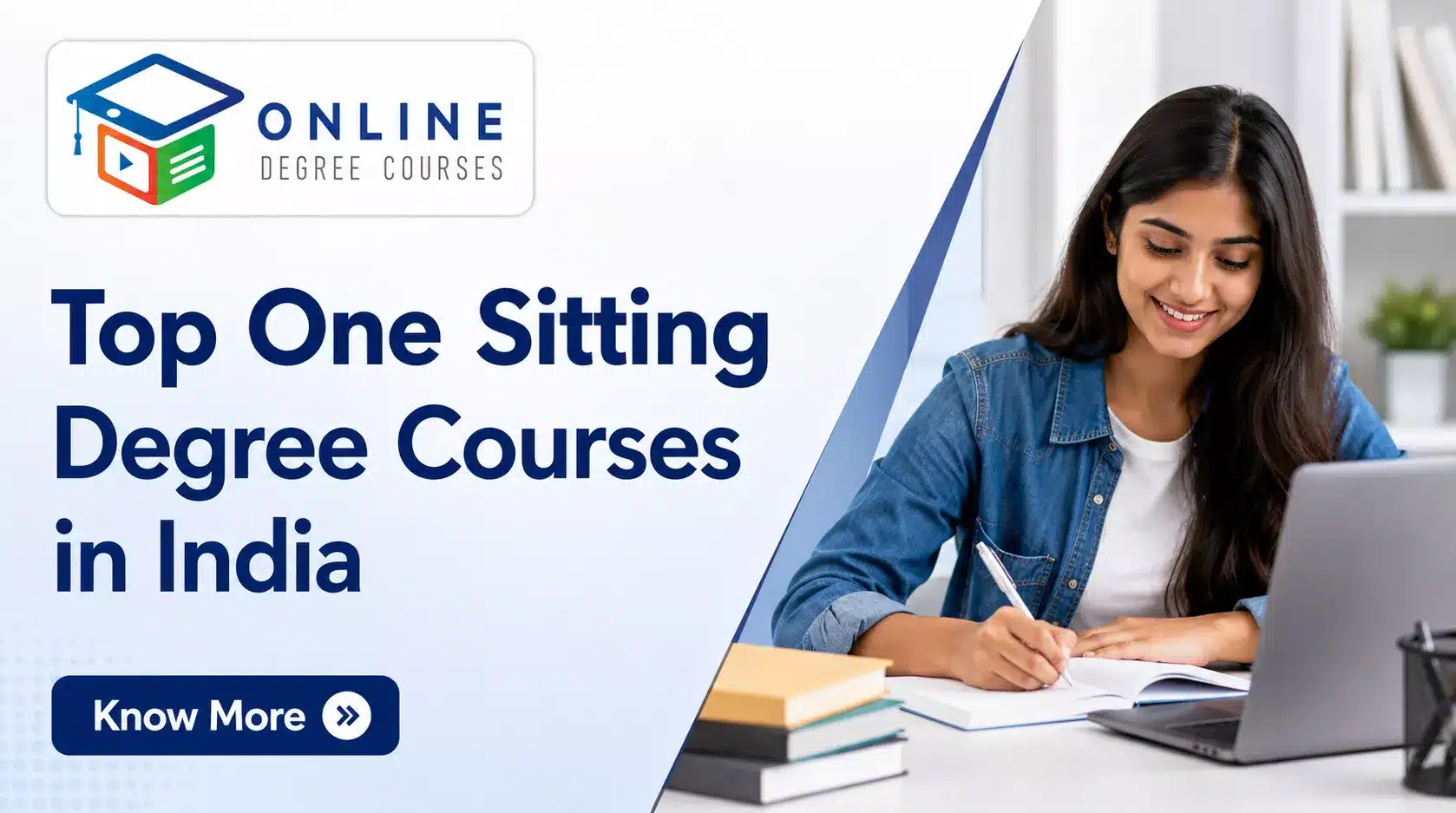 Top One Sitting Degree Courses in India 2026